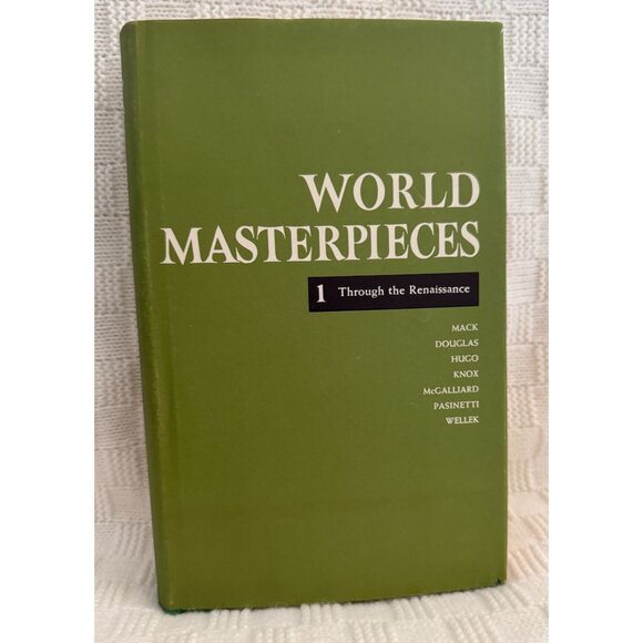 World Masterpieces 1 Through The Renaissance Hardcover 1956 By Norton - Picture 1 of 12